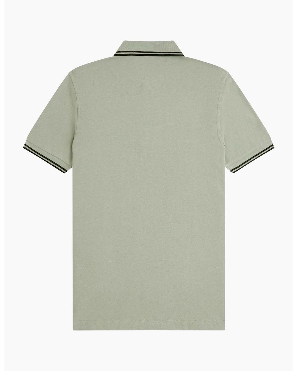 Fred Perry Green Twin Tipped Polo Shirt for men