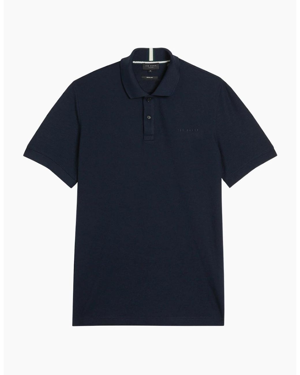 Ted Baker Blue Karty Regular Branded Polo Shirt for men