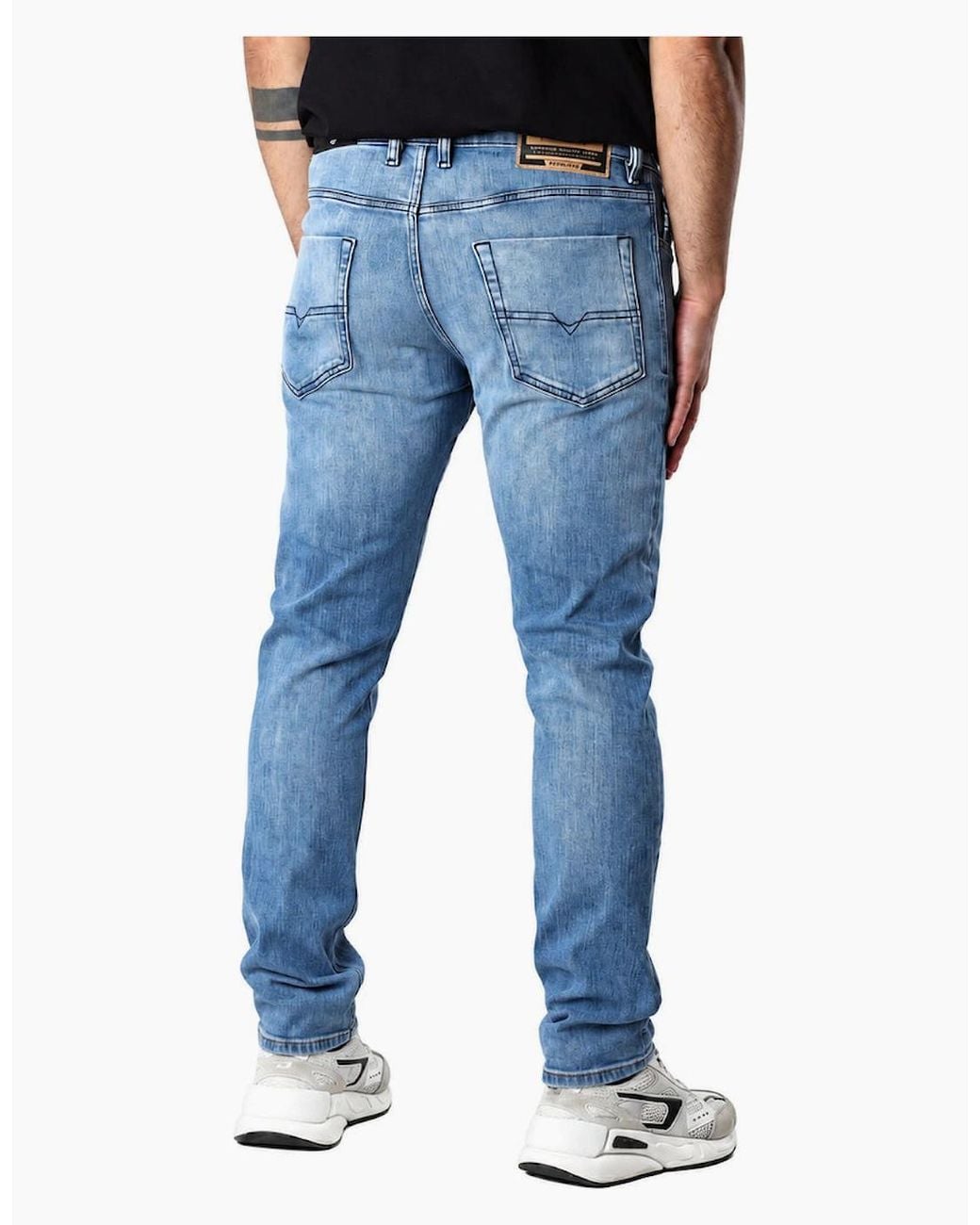 DIESEL Blue Tepphar-X Light Denim Jeans for men