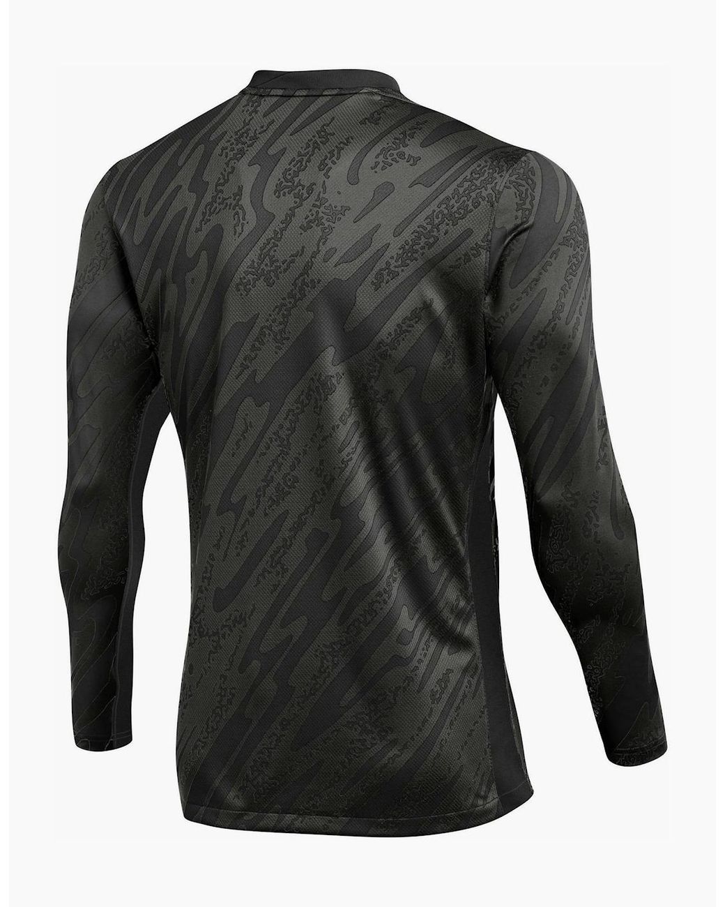 Nike Black Crew Neck Long Sleeve Slim Fit Athletic Top for men