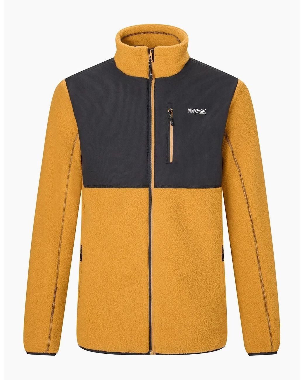 Regatta Blue Morran Water Resistant Full Zip Fleece Jacket for men
