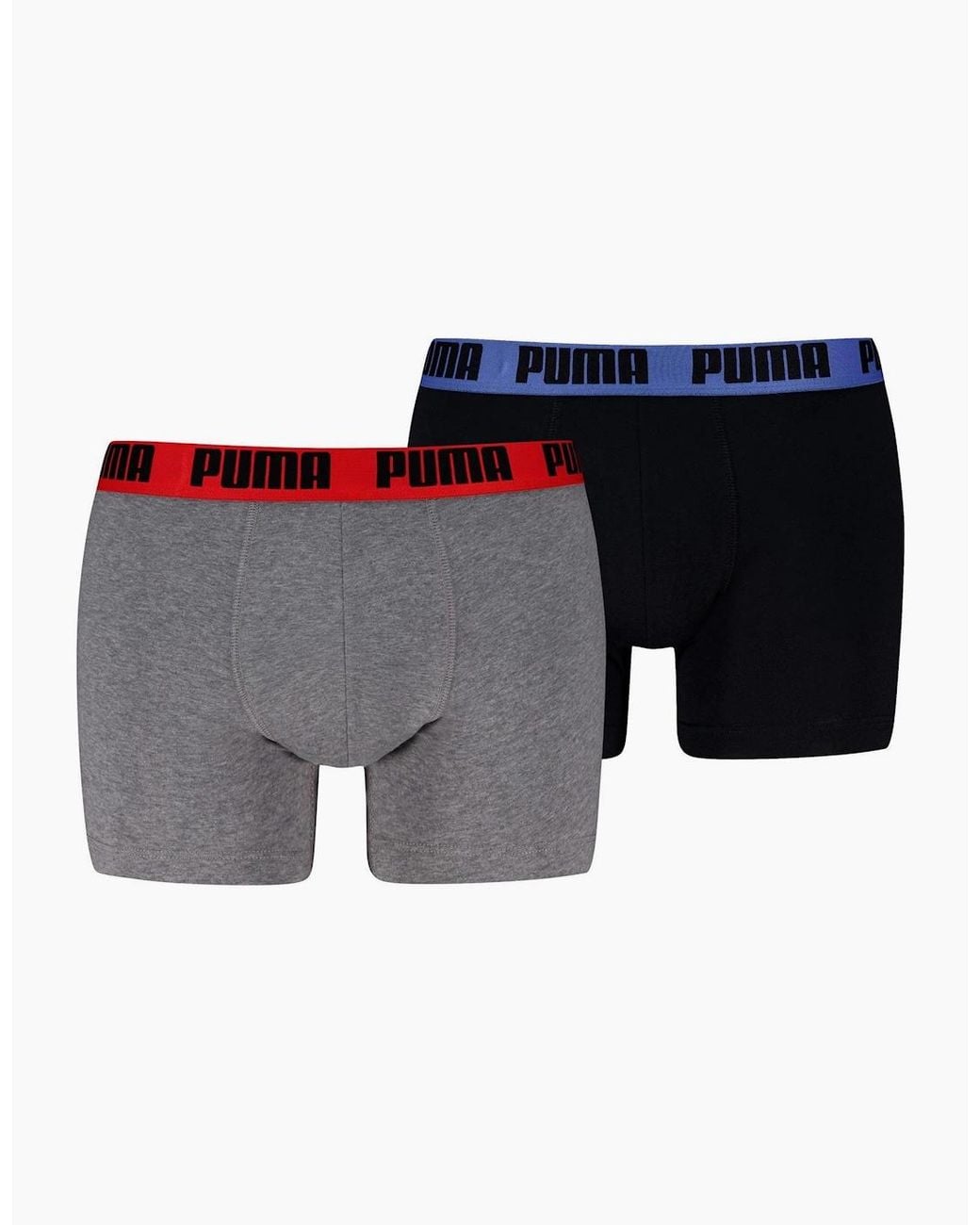PUMA Multicolor Plain Design Boxer With Logo for men