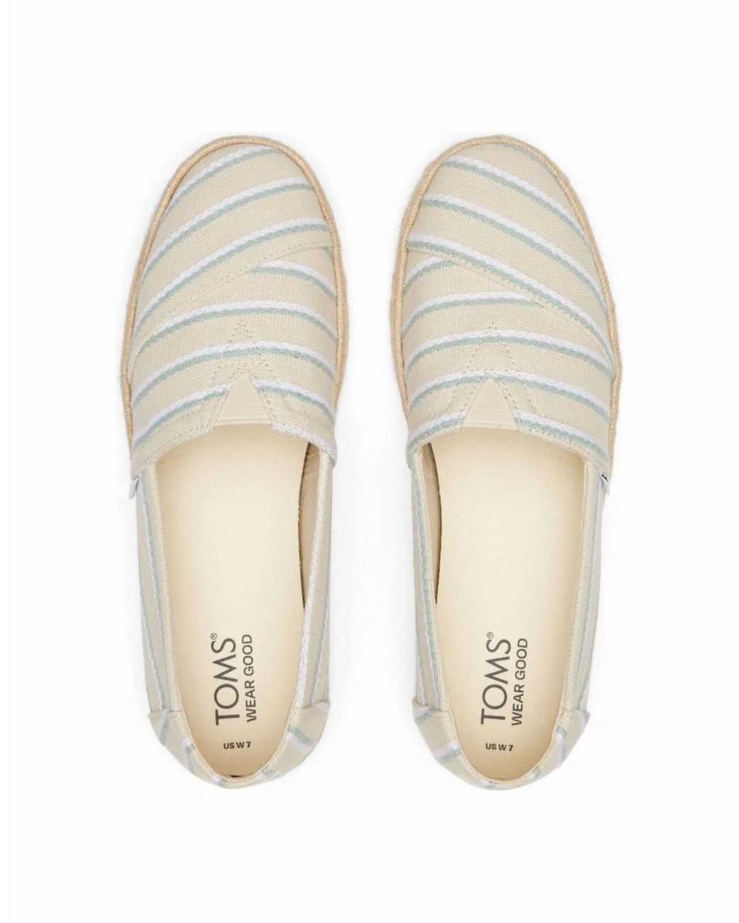 TOMS White Alpargata Rope 2.0 100% Cotton Fog Espadrilles