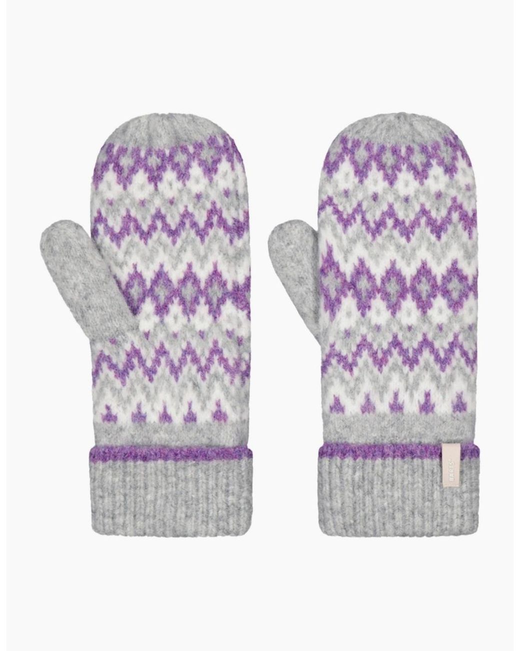 Barts Blue Nakarah Soft Lined Mittens