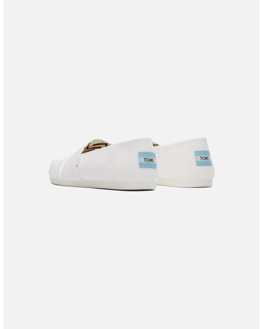 TOMS White Alpargata 100% Cotton Espadrilles for men