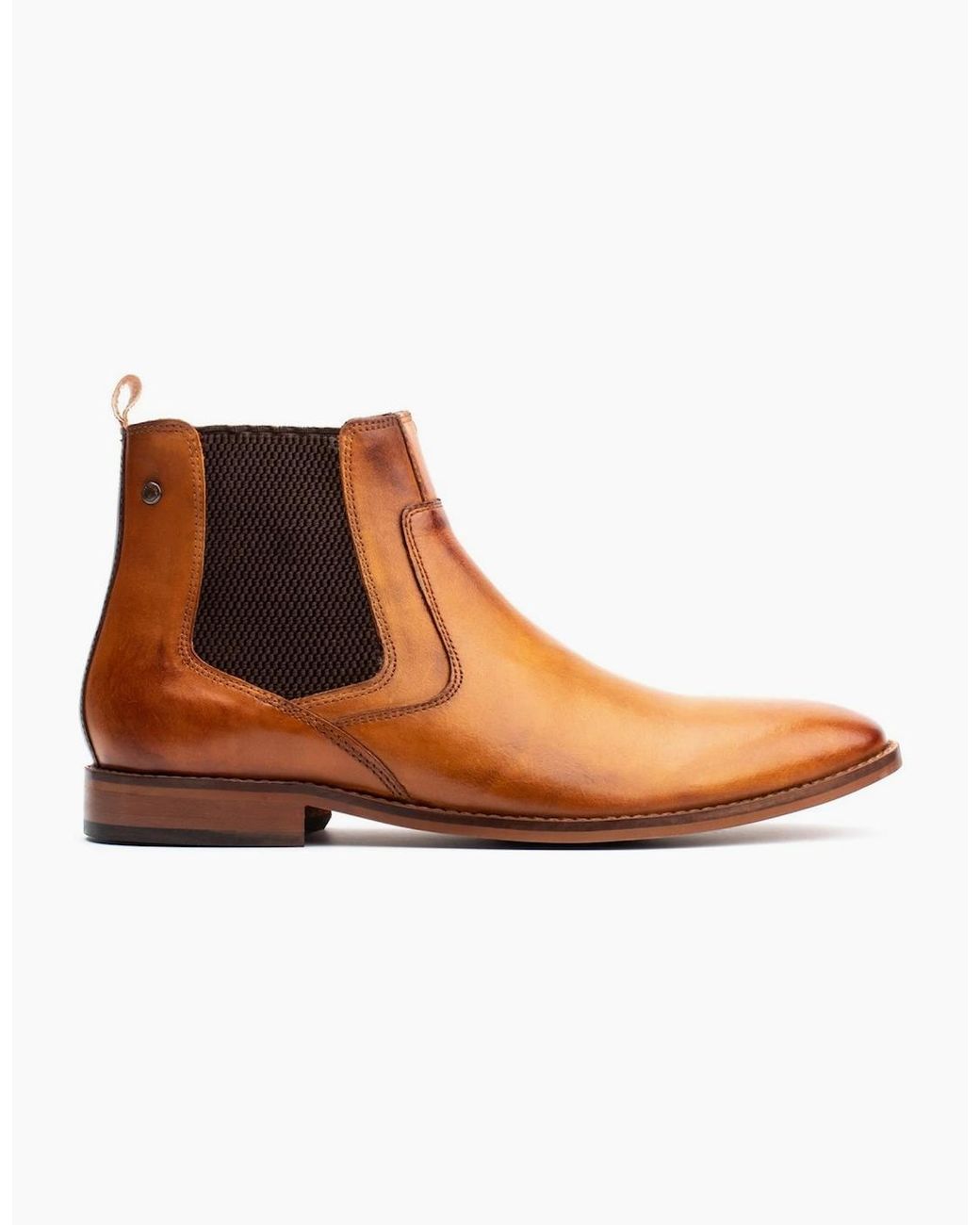 Base London Brown Scout Chelsea Boots for men