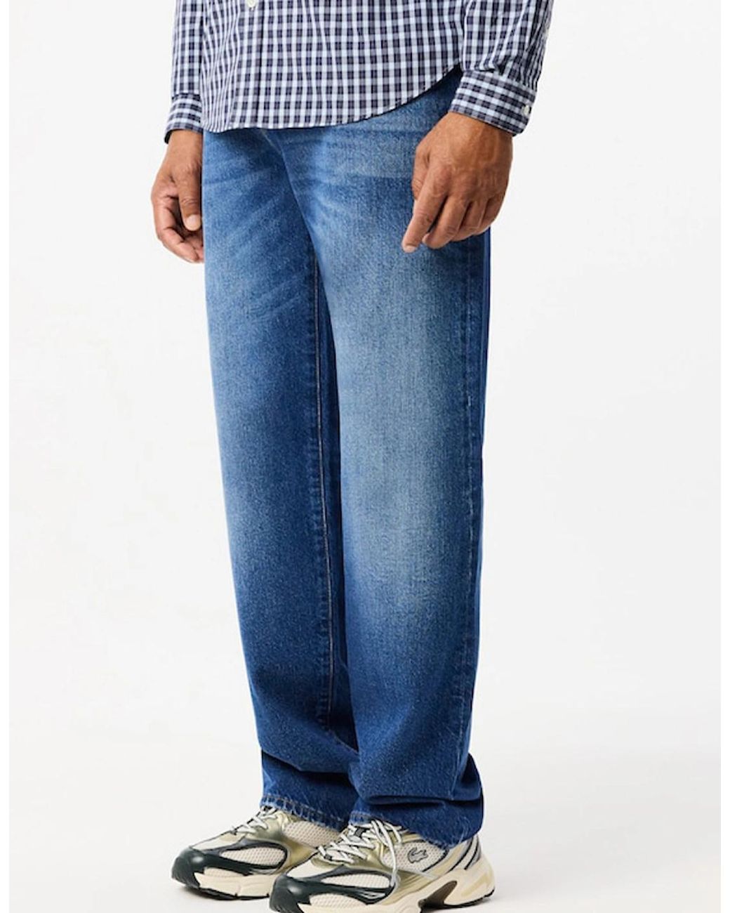 Lacoste Blue 5 Pocket Straight Cut Jeans