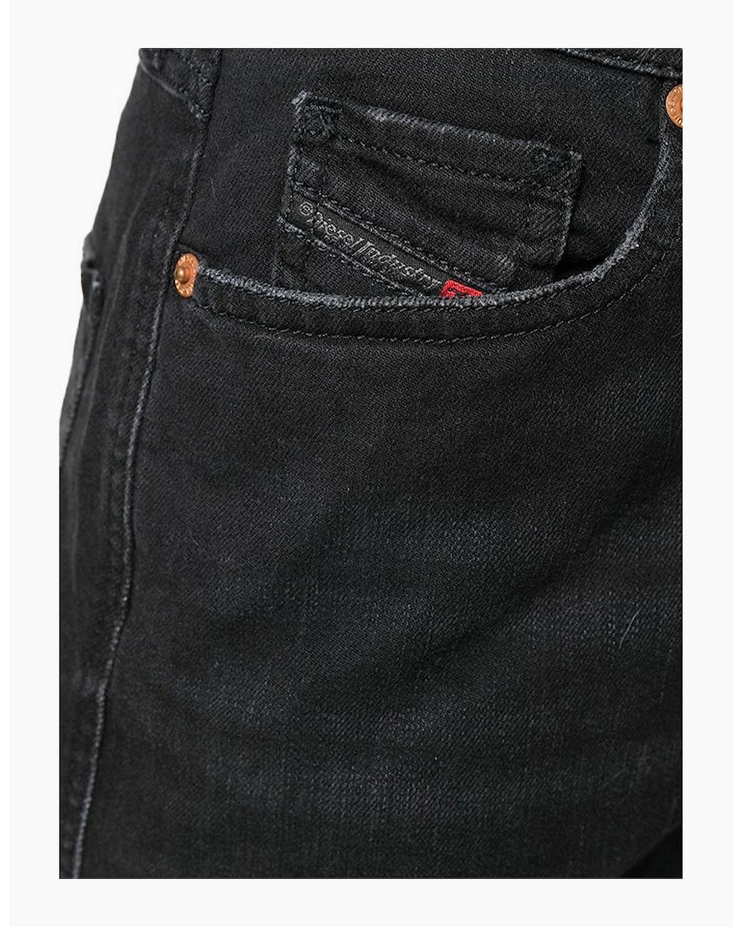 DIESEL Black Alys 069Bg Jeans Denim Regular Straight Regular Waist Fit Pants