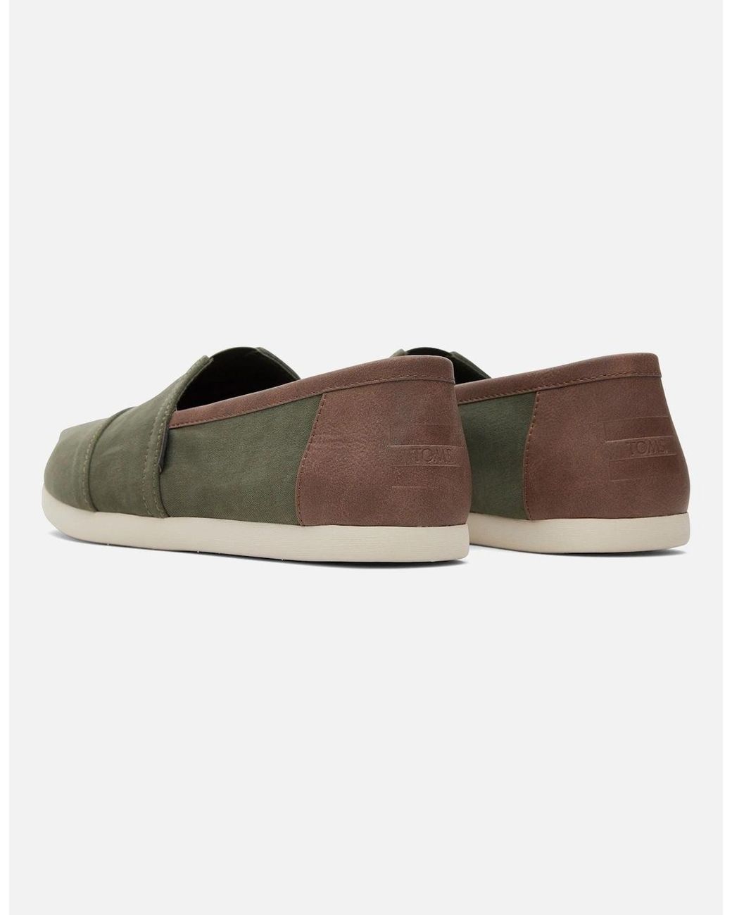 TOMS Green Alpargata Classic Cotton Blend Dark Sage Espadrilles for men