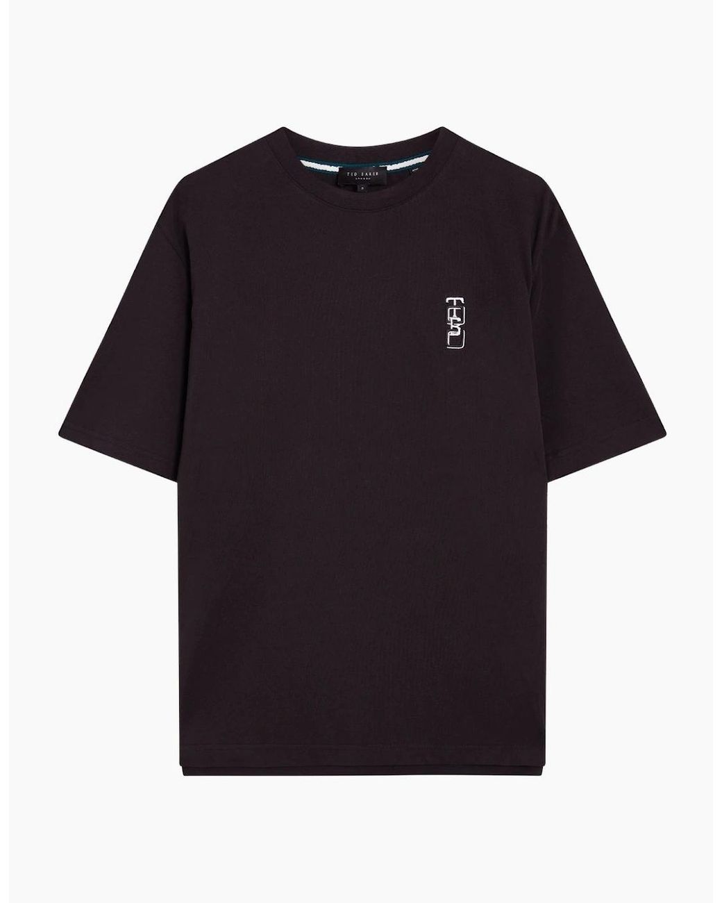 Ted Baker Black Kuyrt Branded T-Shirt for men