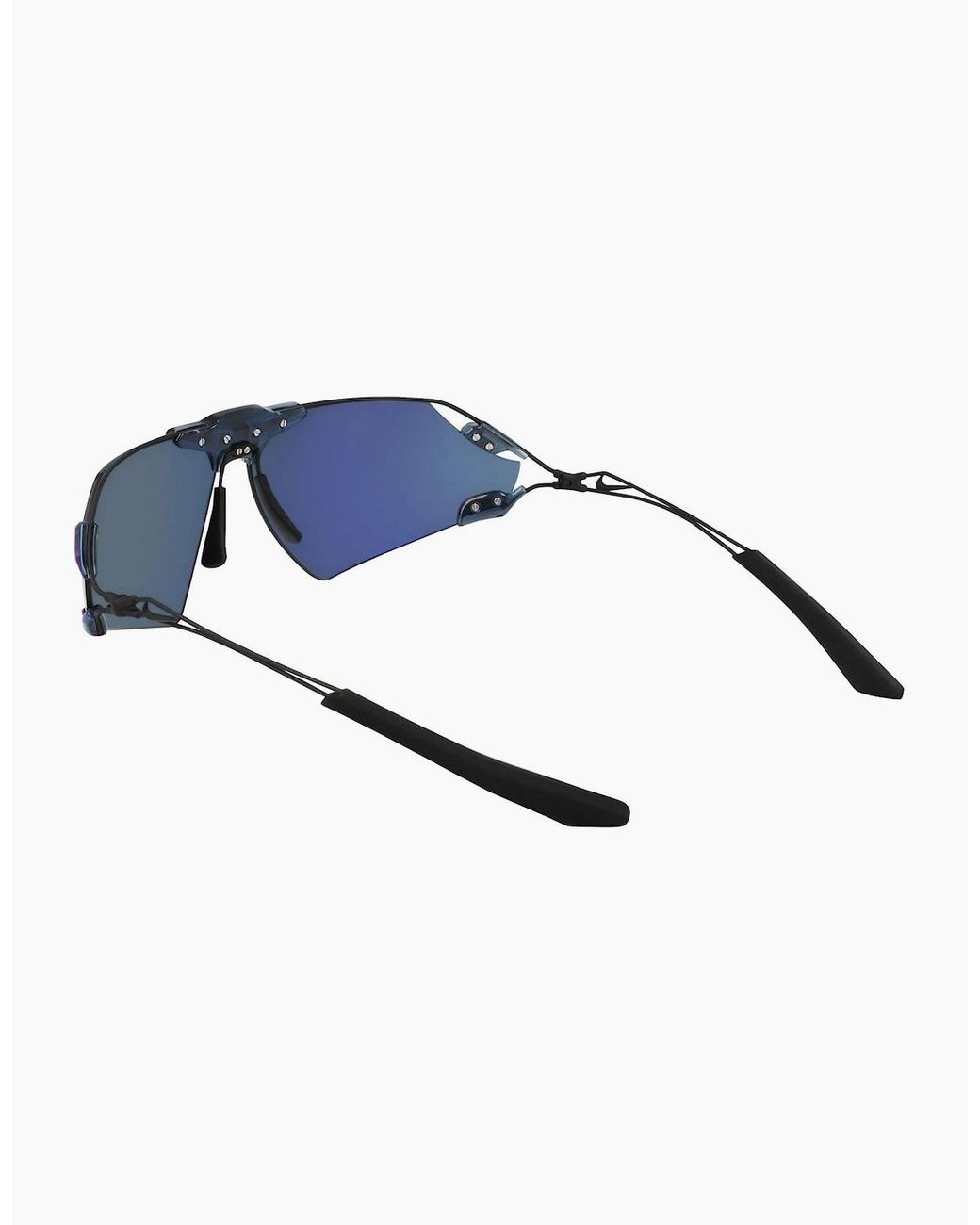 Nike Blue Edge Wrap Sunglasses for men