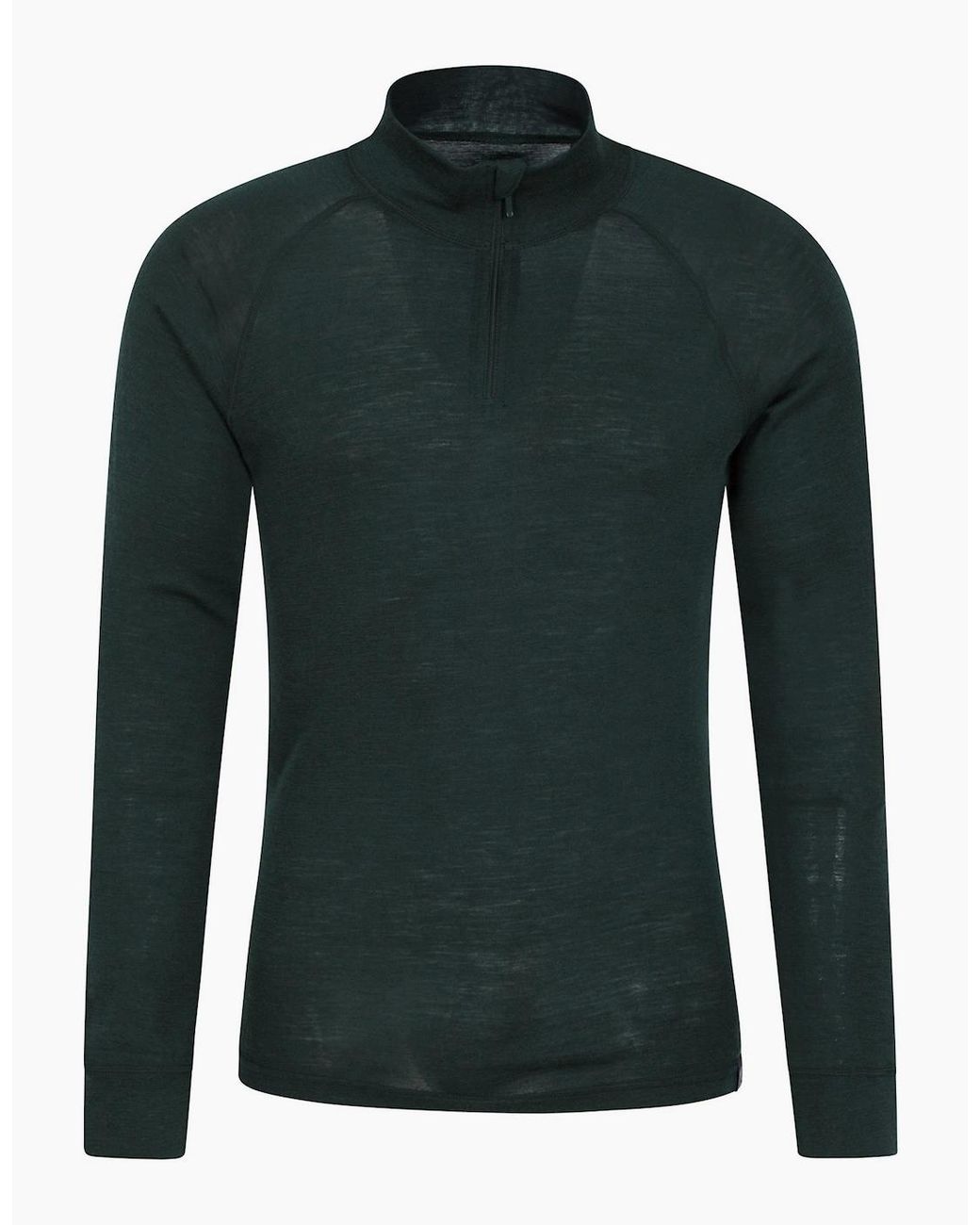 Mountain Warehouse Gray Merino Ii Base Layer Top for men