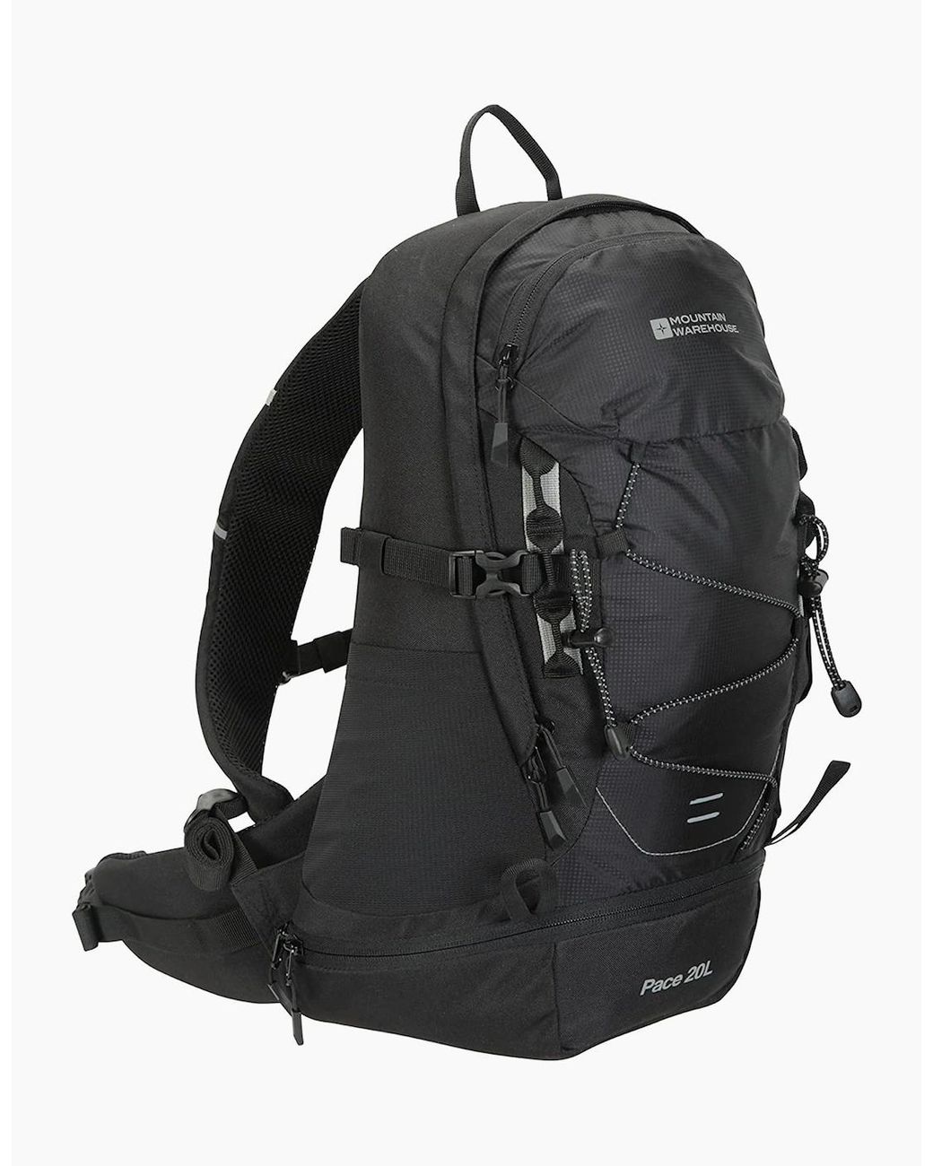 Mountain Warehouse Black Pace 20L Backpack