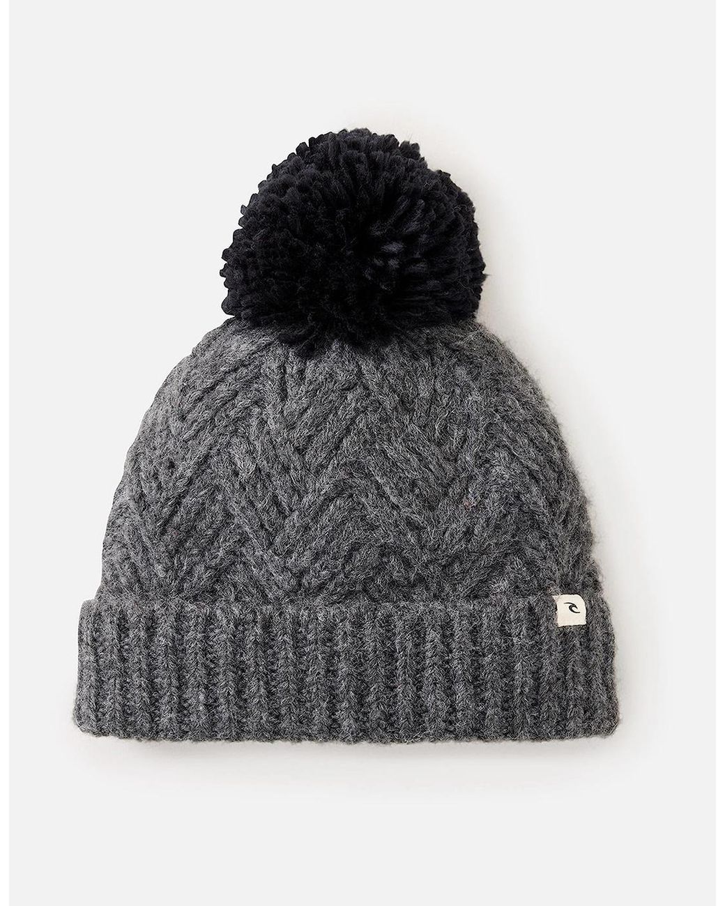 Rip Curl Black Rip Curl Premium Bobble Hat