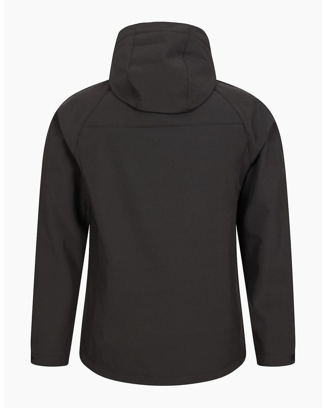 Mountain Warehouse Black Exodus Waterproof Soft Shell Jacket for men