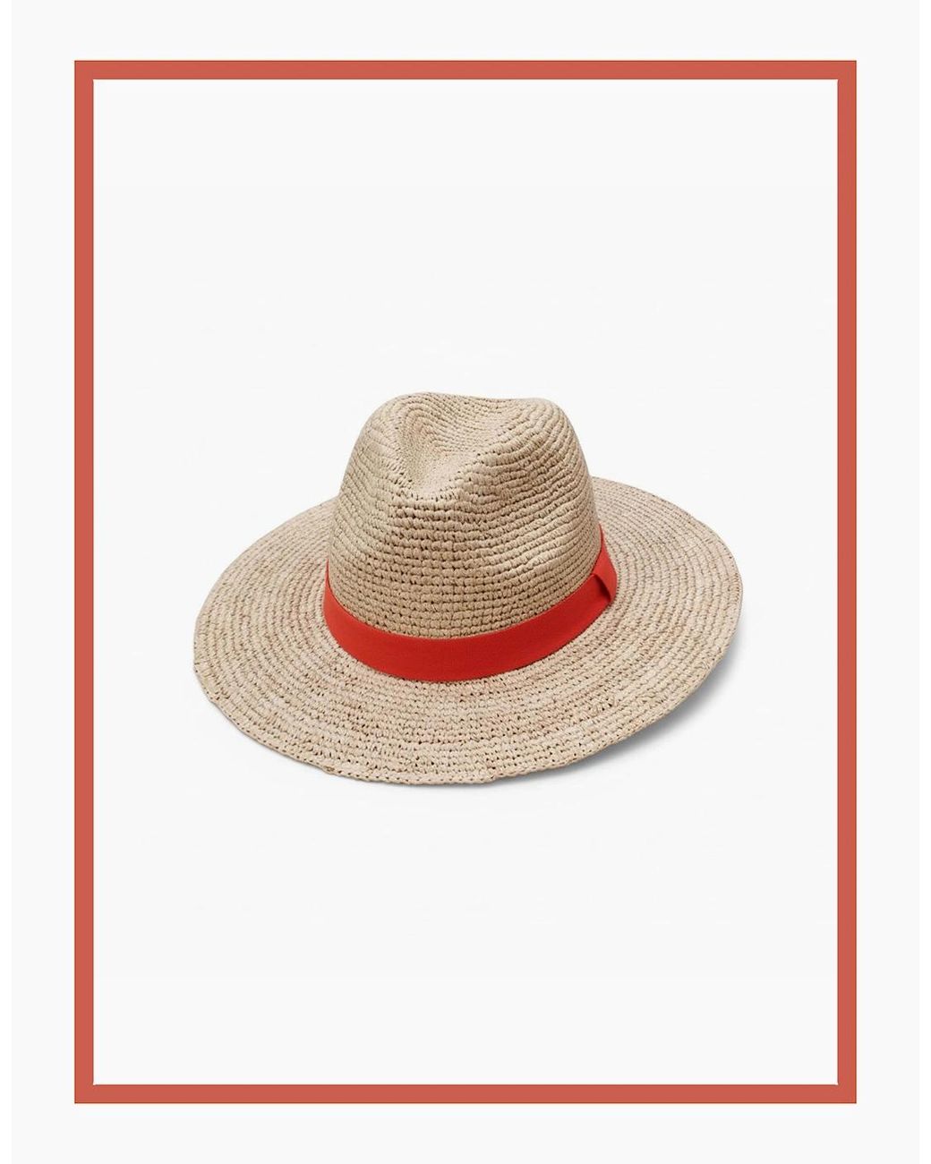 Nooki Design White Mackenzie Raffia Fedora Hat