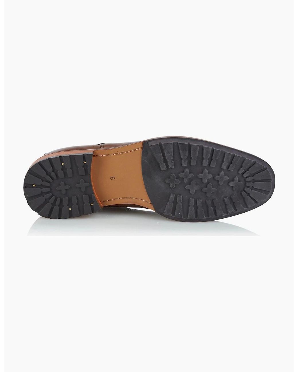 Silver Street London Brown Argyll Chelsea Boots for men