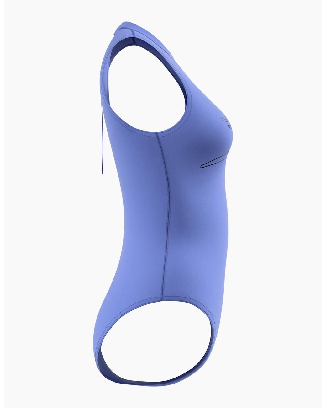 Speedo Blue Ladies Hydrasuit Logo Endurance+ One Piece Swimsuit