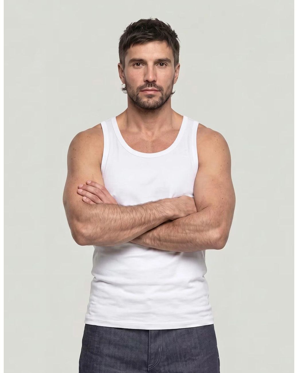 G-Star White Raw 2-Pack Base Tank Top for men