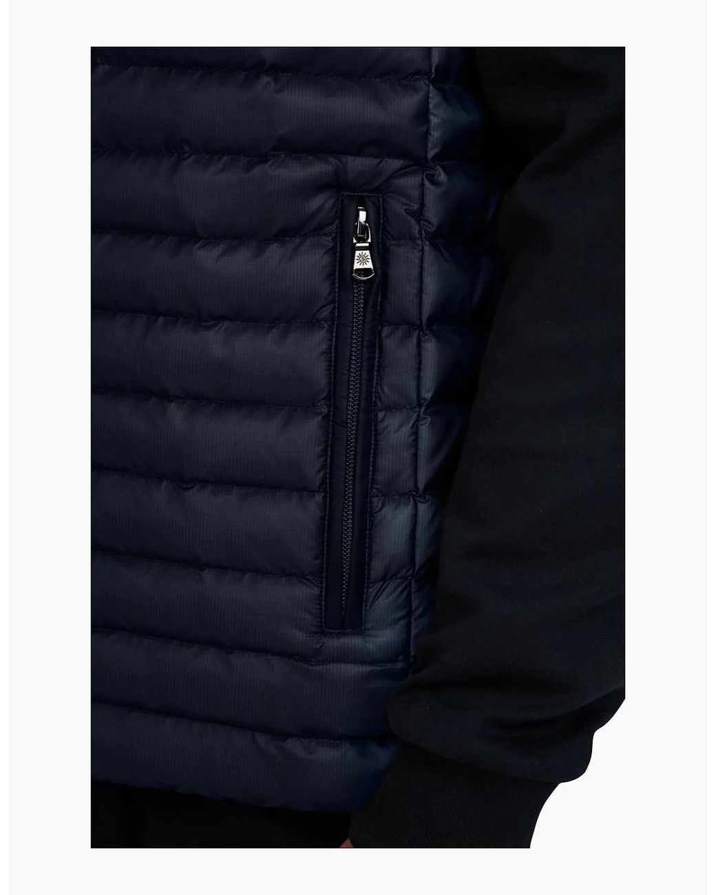 Sandbanks Blue Ripstop Micro Puffer Gilet for men