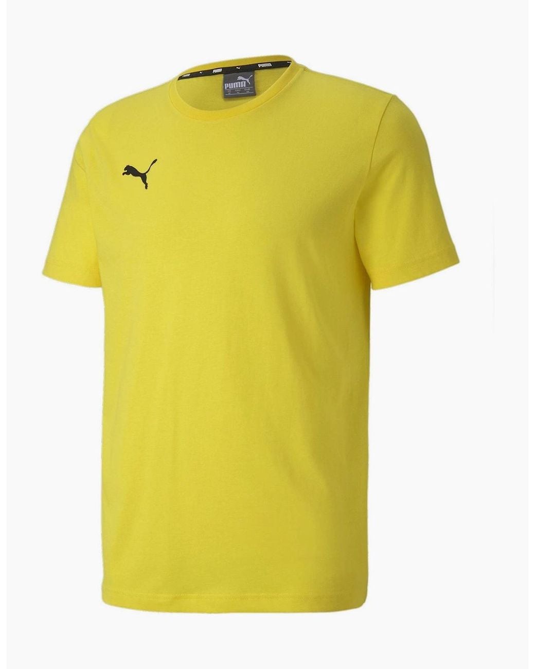 PUMA Yellow Teamgoal 23 Casuals Tee T Shirt for men