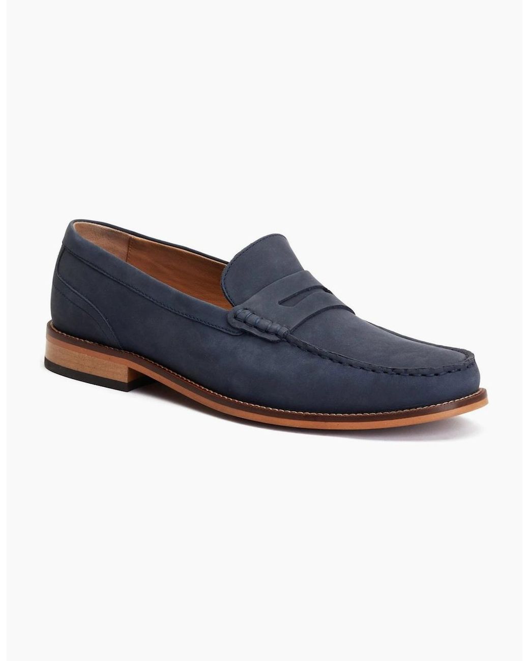 Base London Blue Garfield Penny Loafer for men