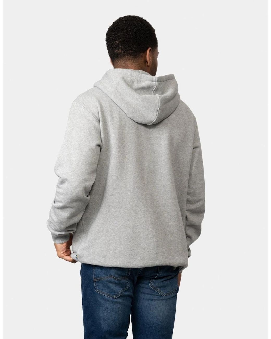 Fjallraven Gray Logo Hoodie for men