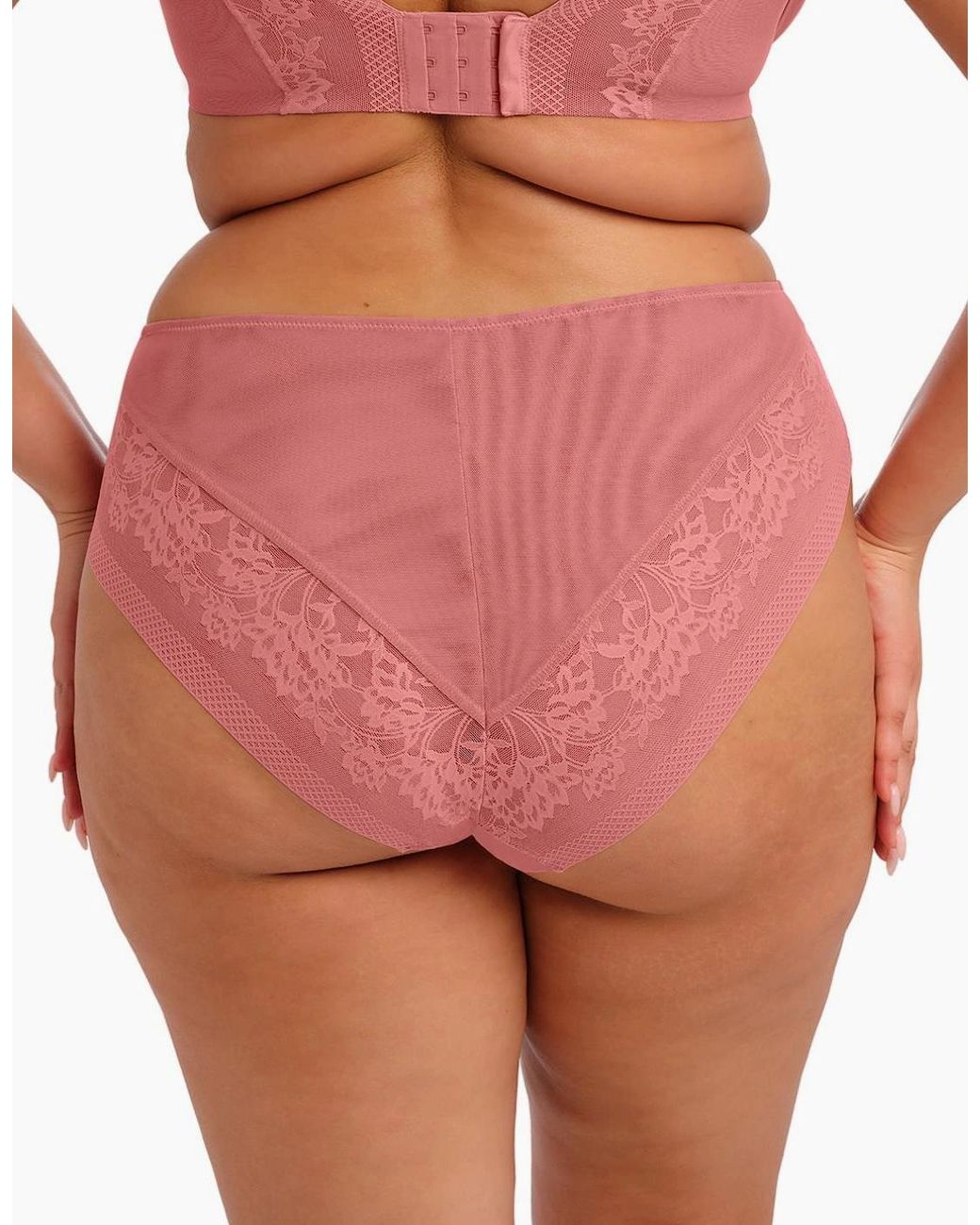 Elomi Pink 302753 Nerina High Leg Brief