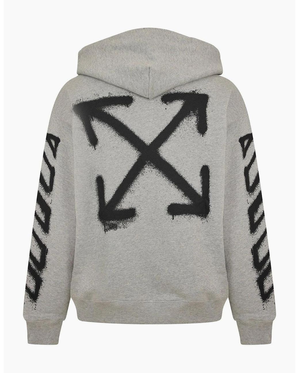 Off-White c/o Virgil Abloh Gray Overhead Hoodie for men