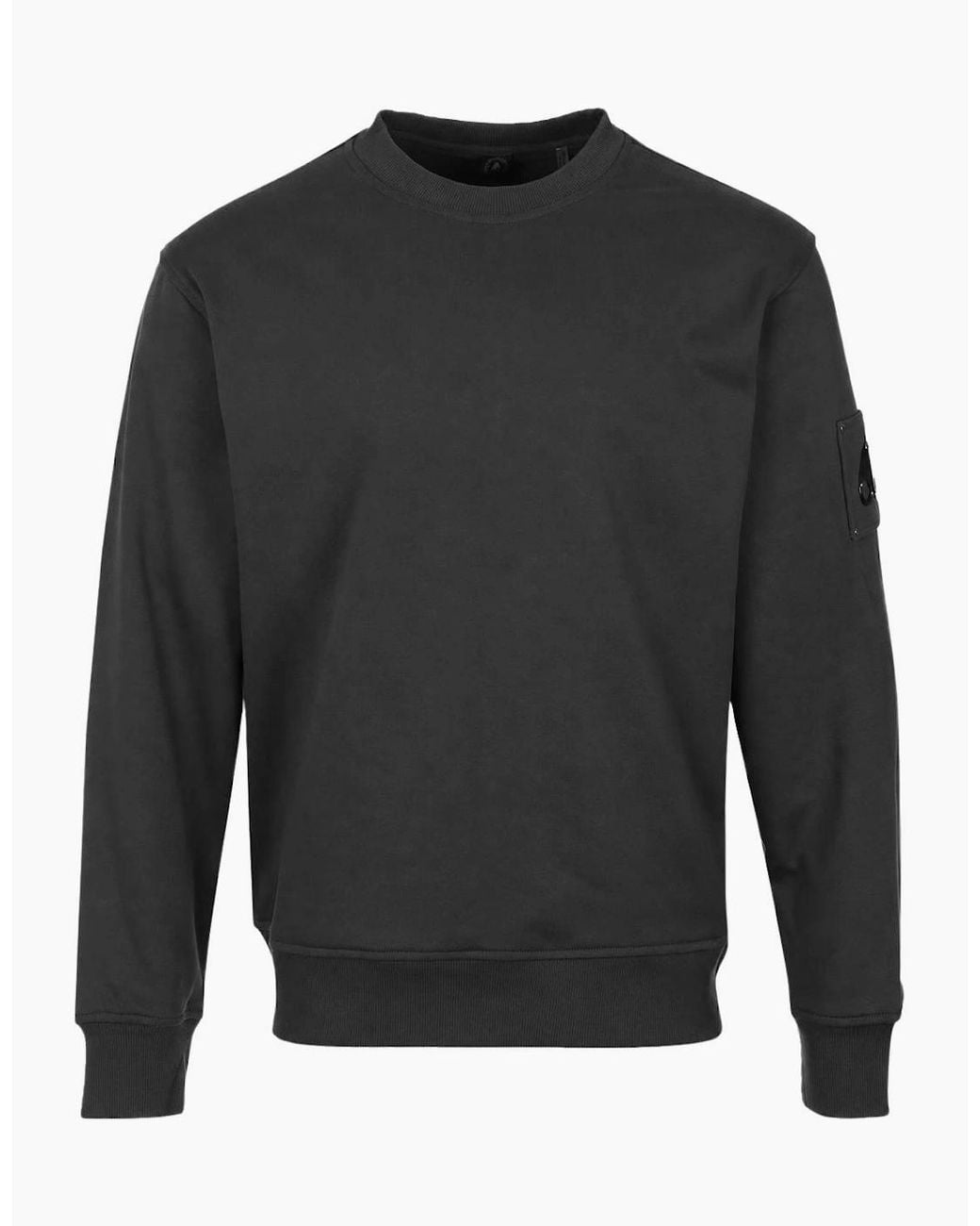 Moose Knuckles Gray Hartsfield Pullover Cement Sweatshirt for men