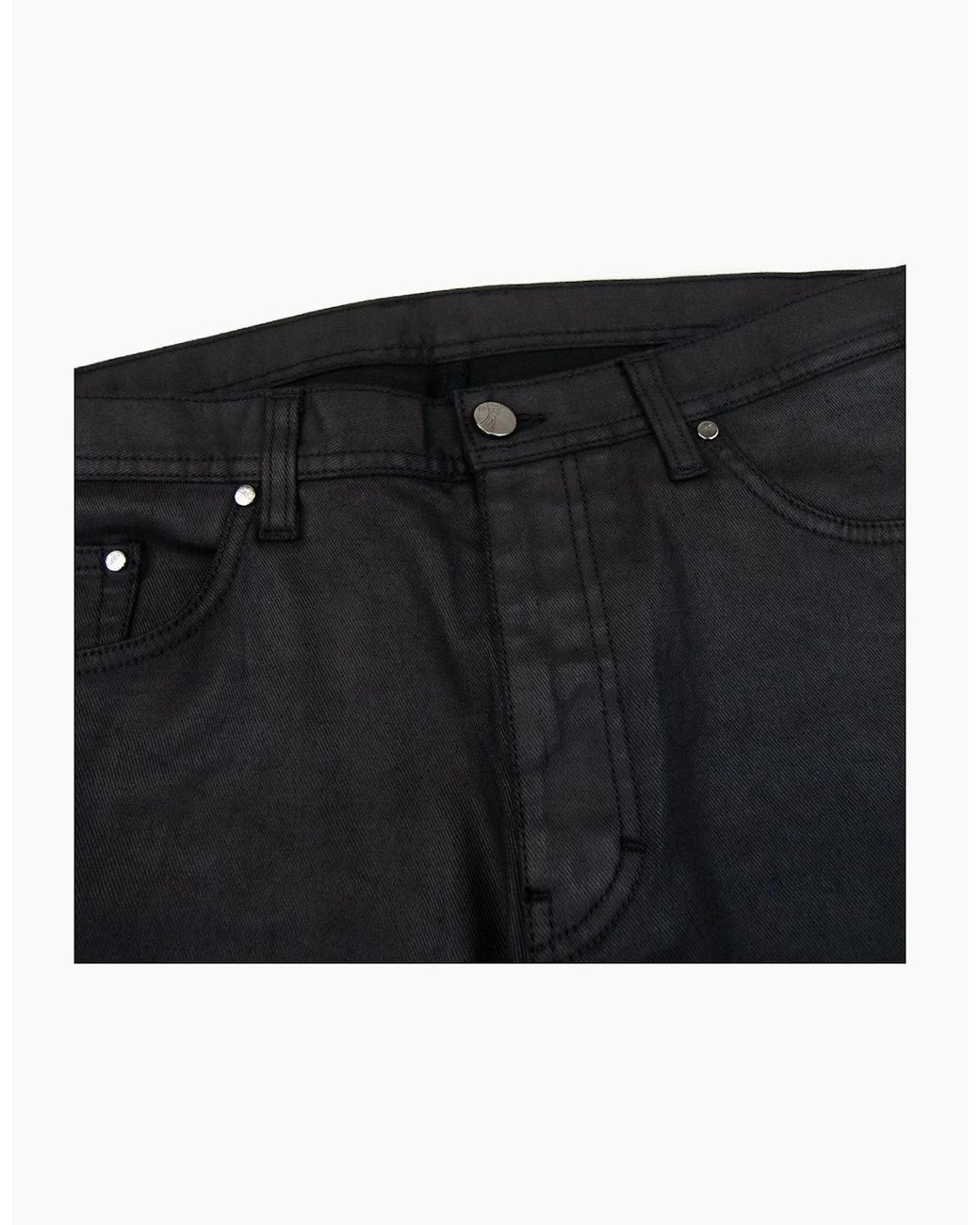 Versace Black Shiny Material Casual Denim Jean for men