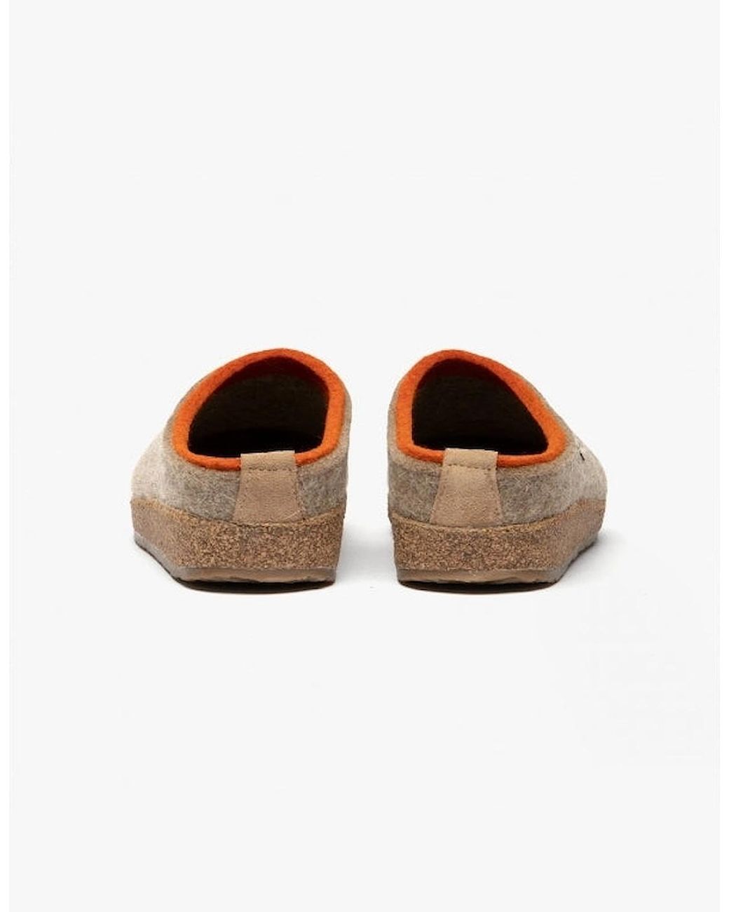 Haflinger White Kris Slippers Taupe
