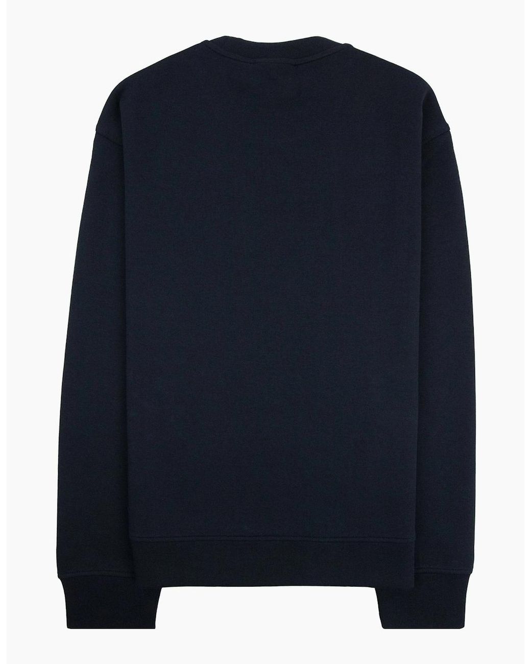 Emporio Armani Blue Ea Logo Dynamic Double Jersey Sweatshirt for men