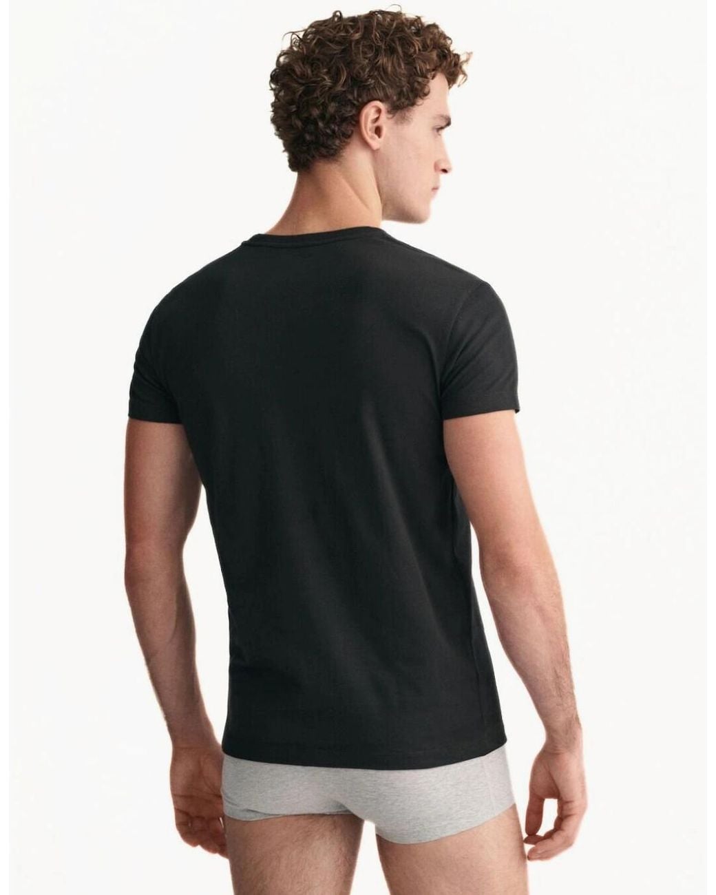 Gant Black 2-Pack Crew-Neck T-Shirts for men