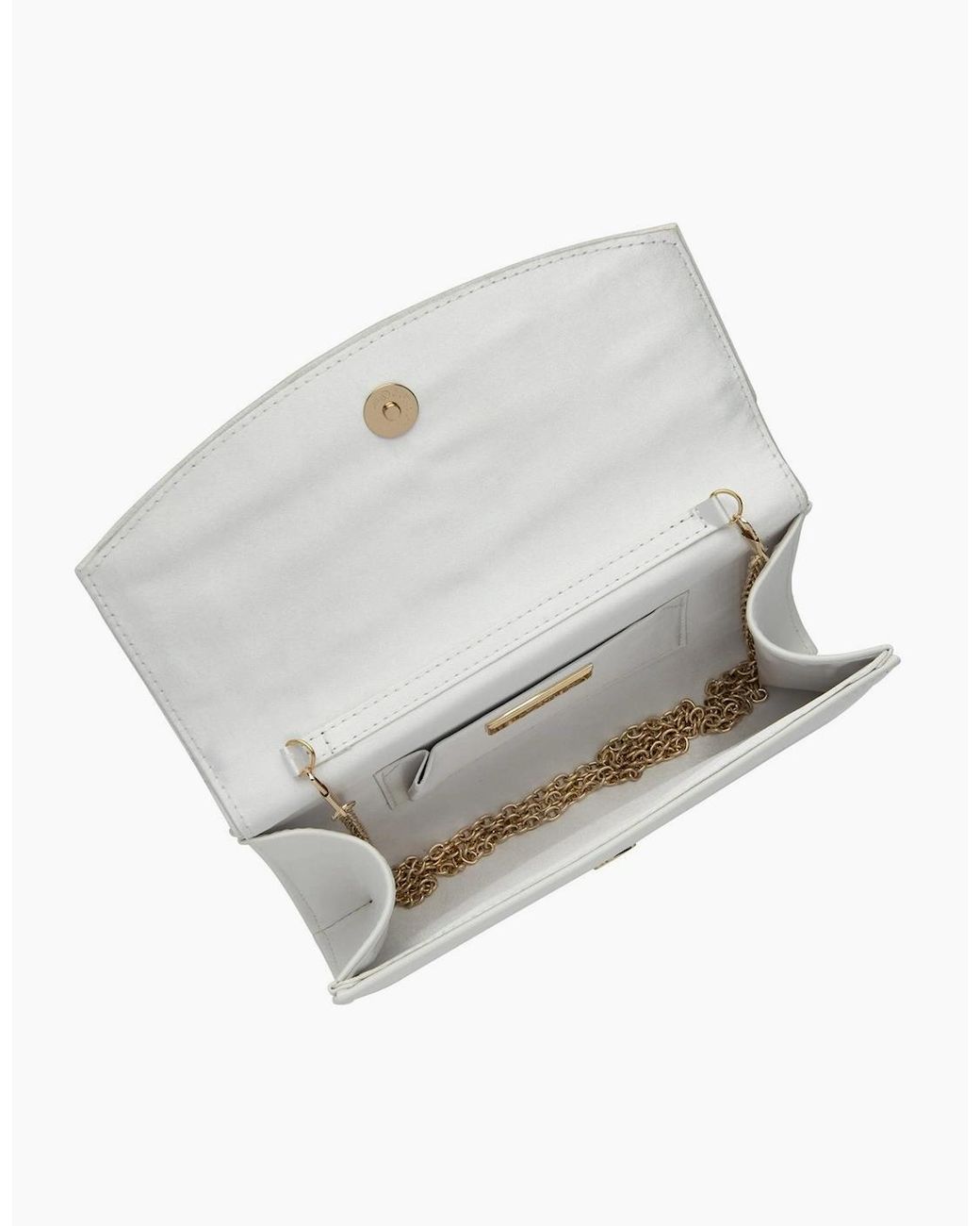 Lotus Gray Trance Clutch Bag