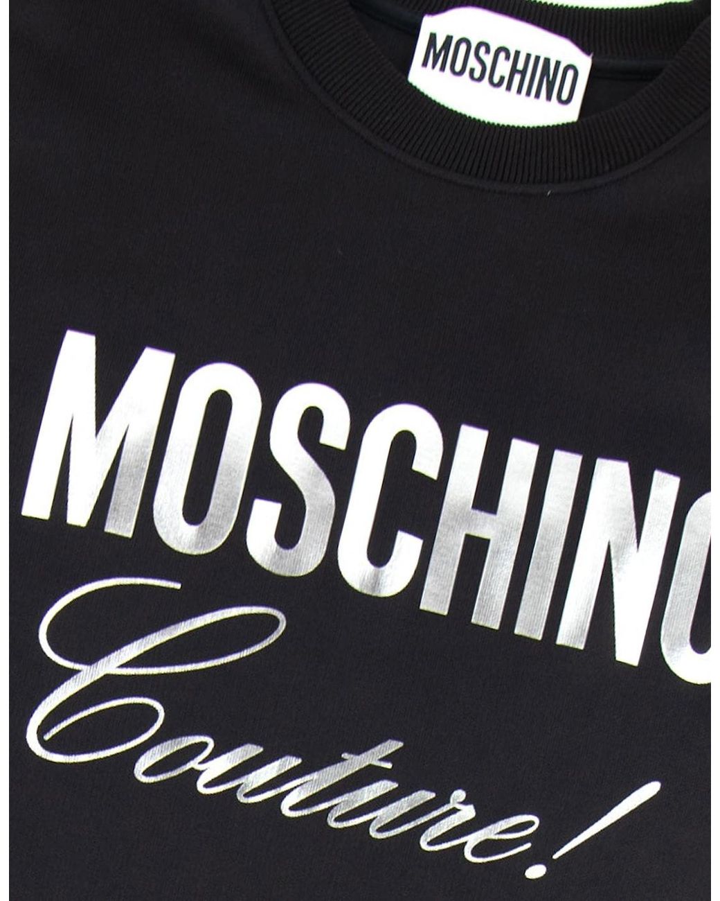 Moschino Black Couture Logo Sweatshirt for men