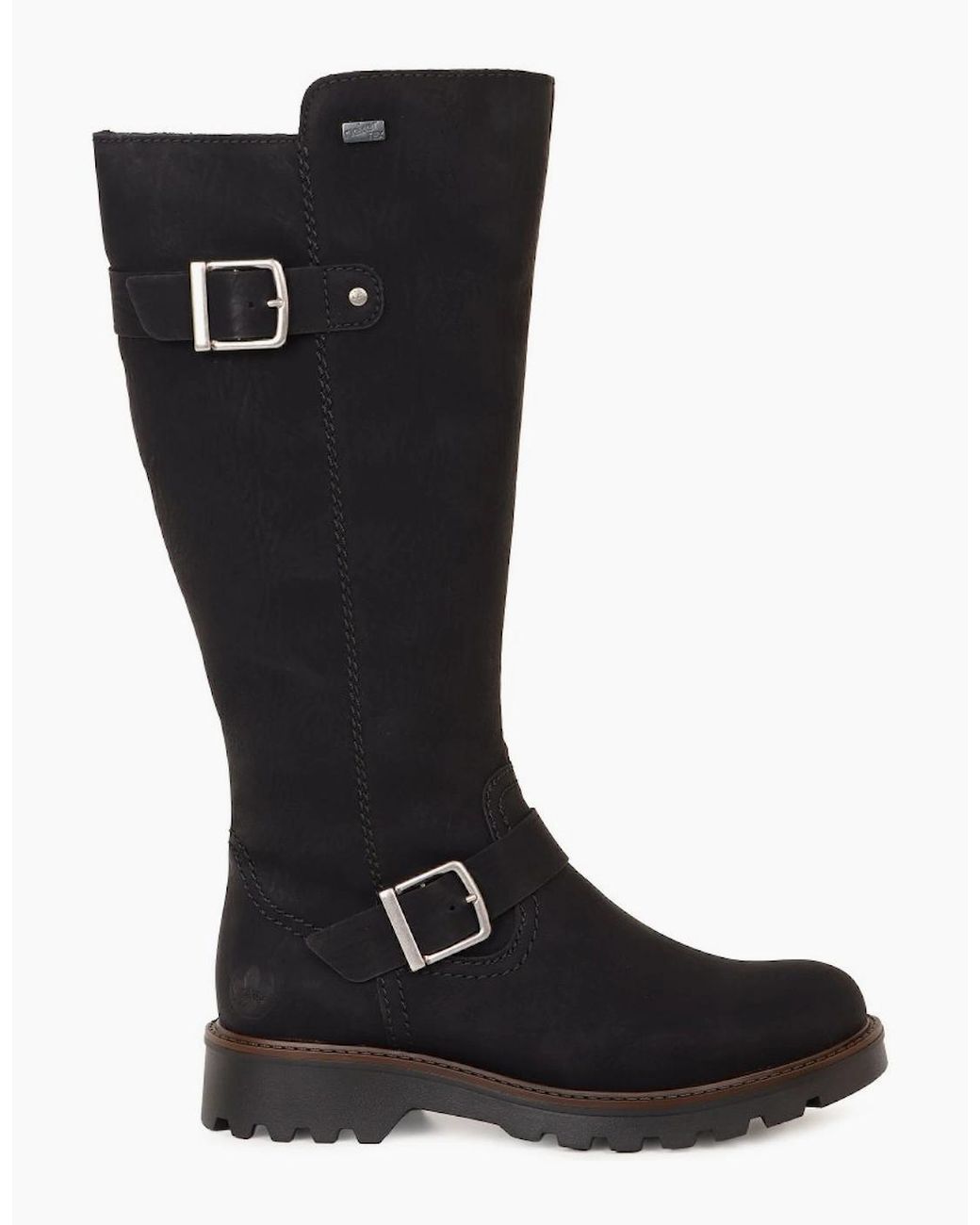 Rieker Black Burton Knee High Boots