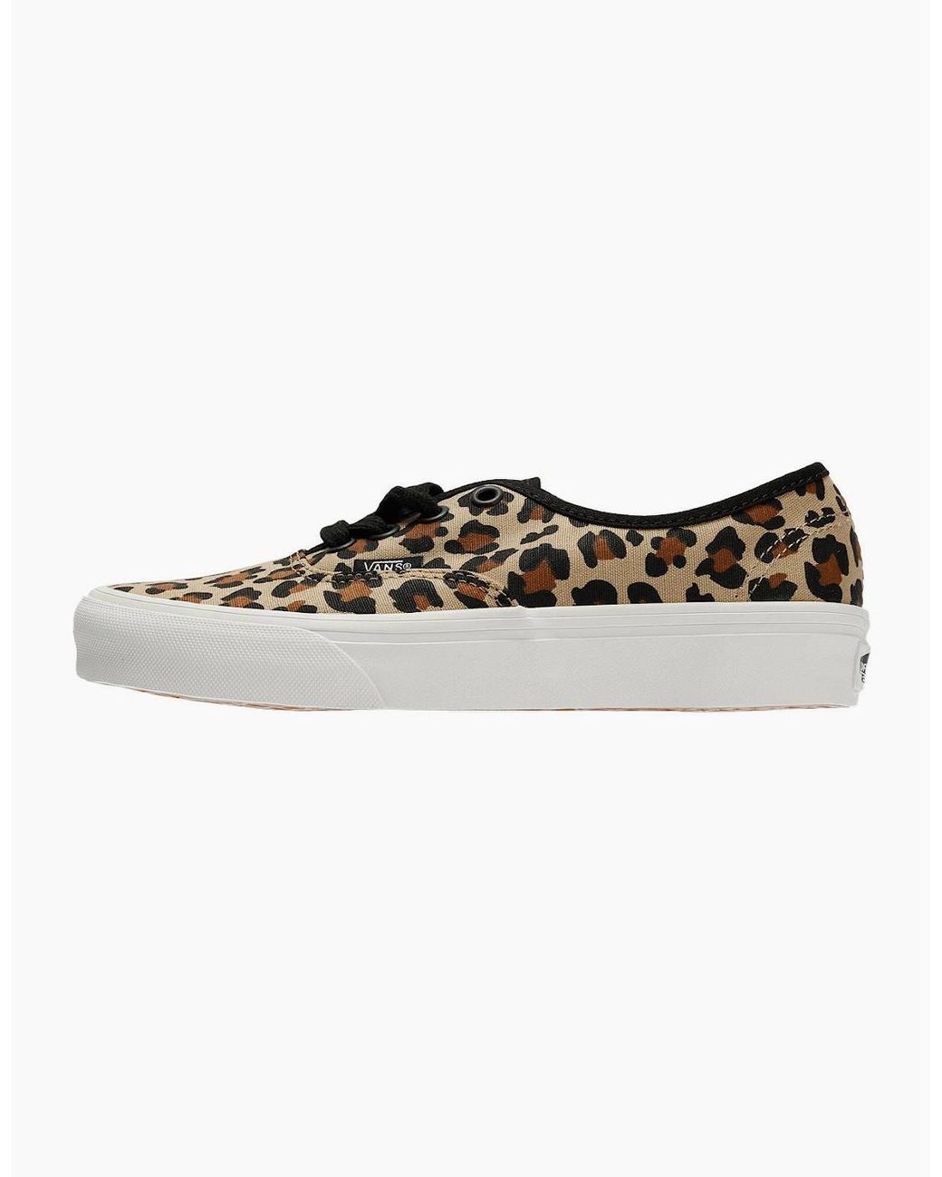 Vans White Authentic Animalier Leopard Trainers