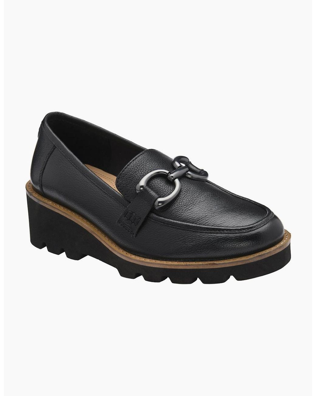 Lotus Black Maren Loafers