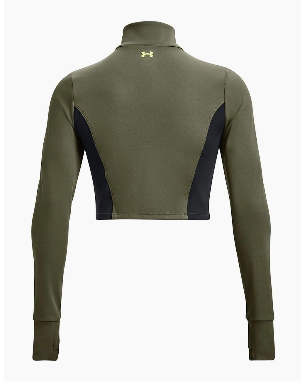 Under Armour Green Project Rock Cropped Gym Jacket