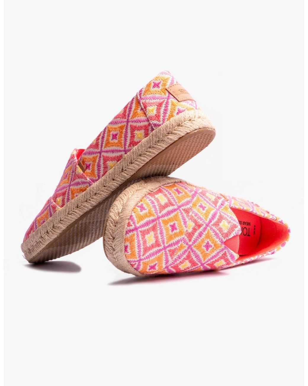 TOMS Pink Alpargata Rope 2.0 Espadrilles Shell