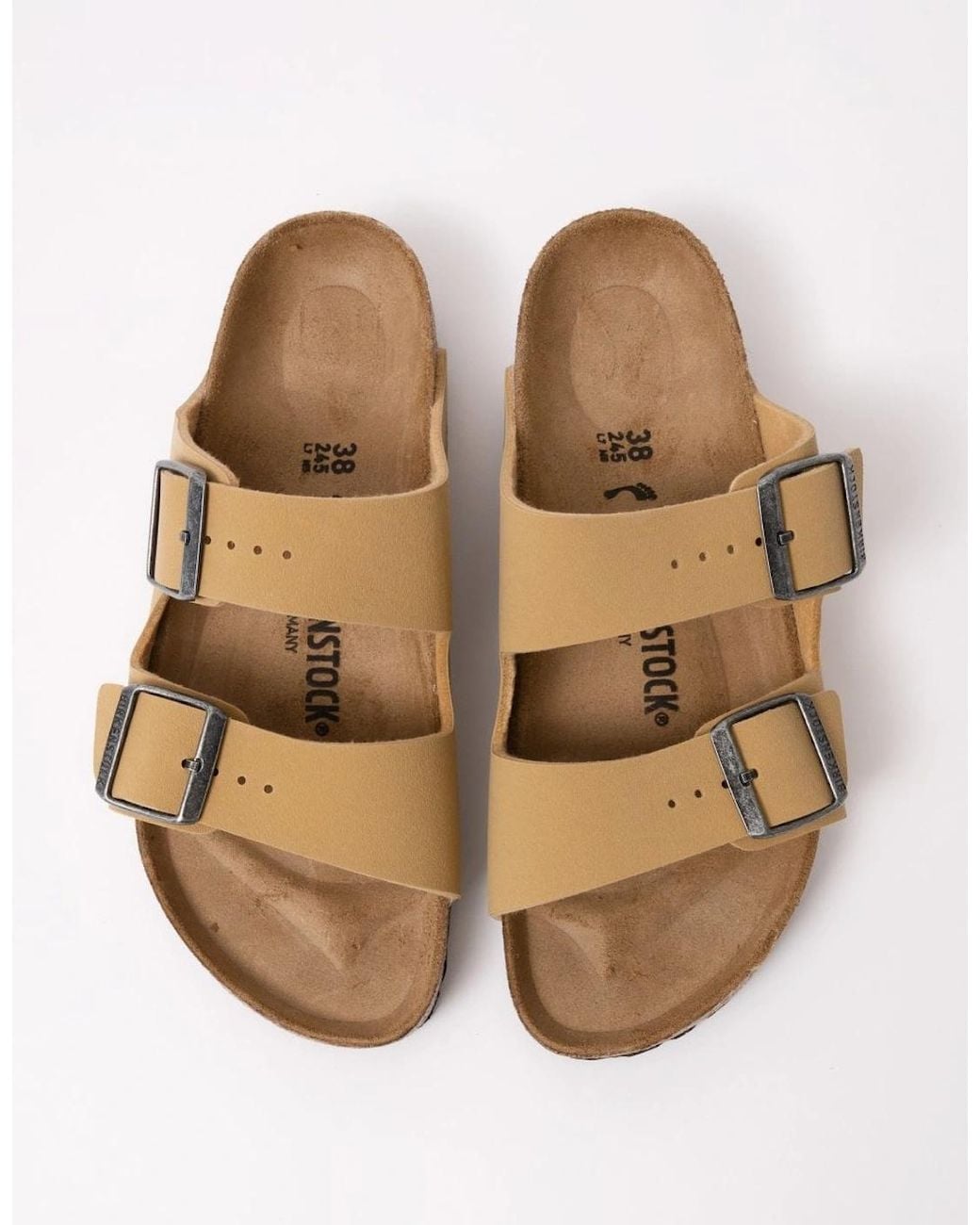 Birkenstock Arizona Brown Birkibuc Sandals