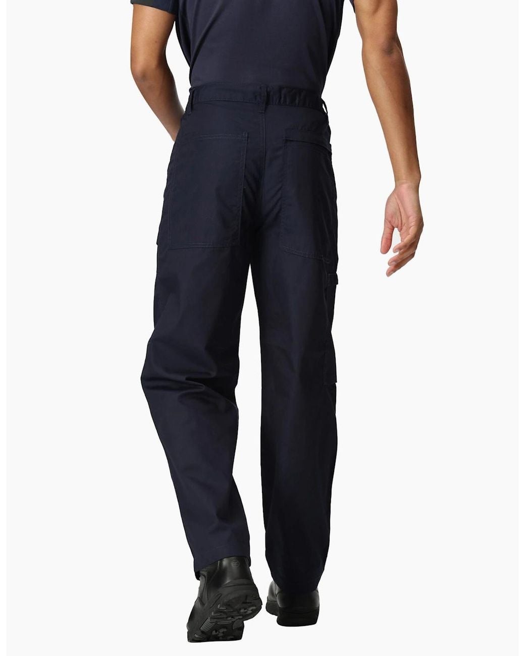 Regatta Blue Professional Workwear Action Trouser (Water Repellent) for men