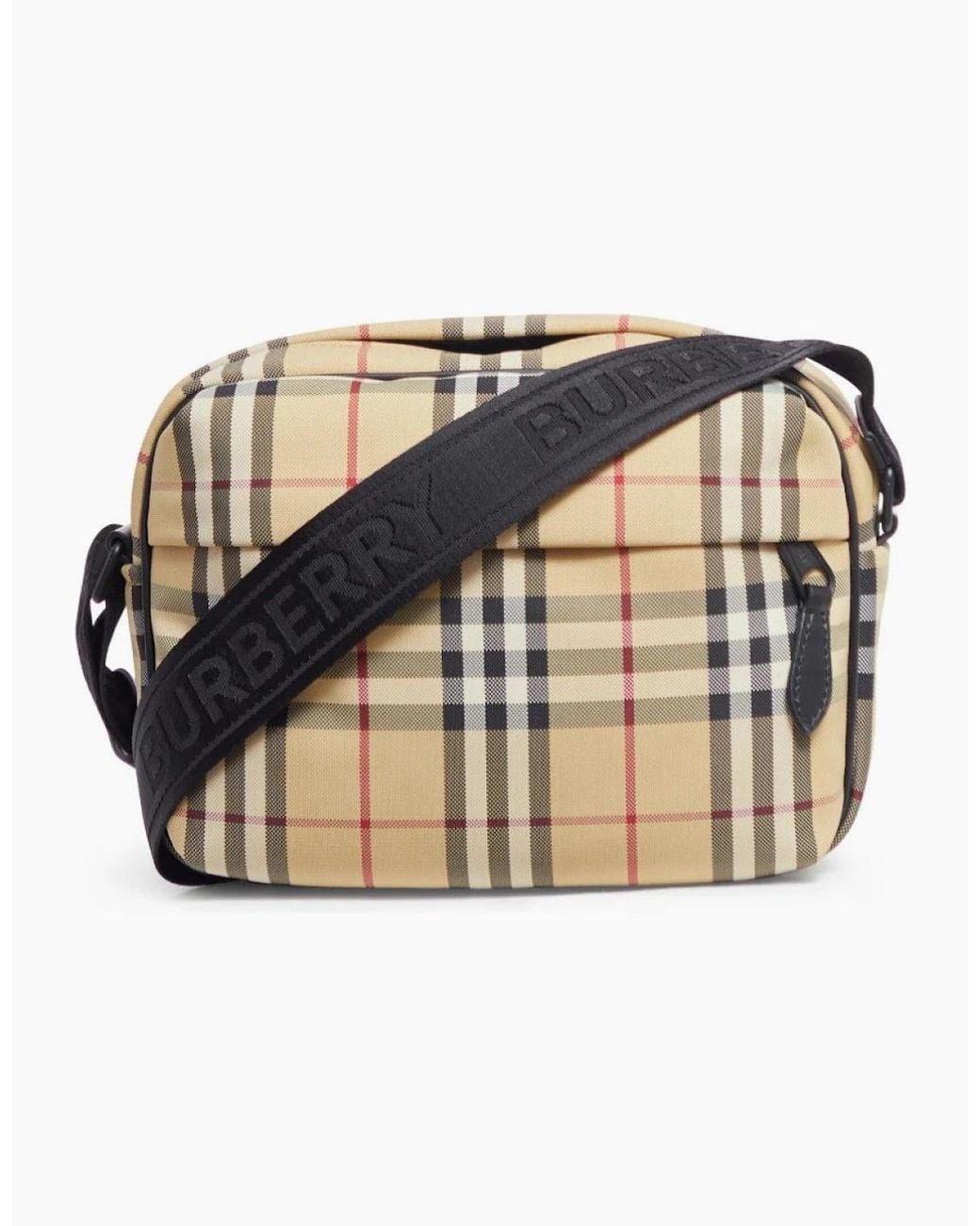 Burberry Multicolor Paddy Check Crossbody Bag for men