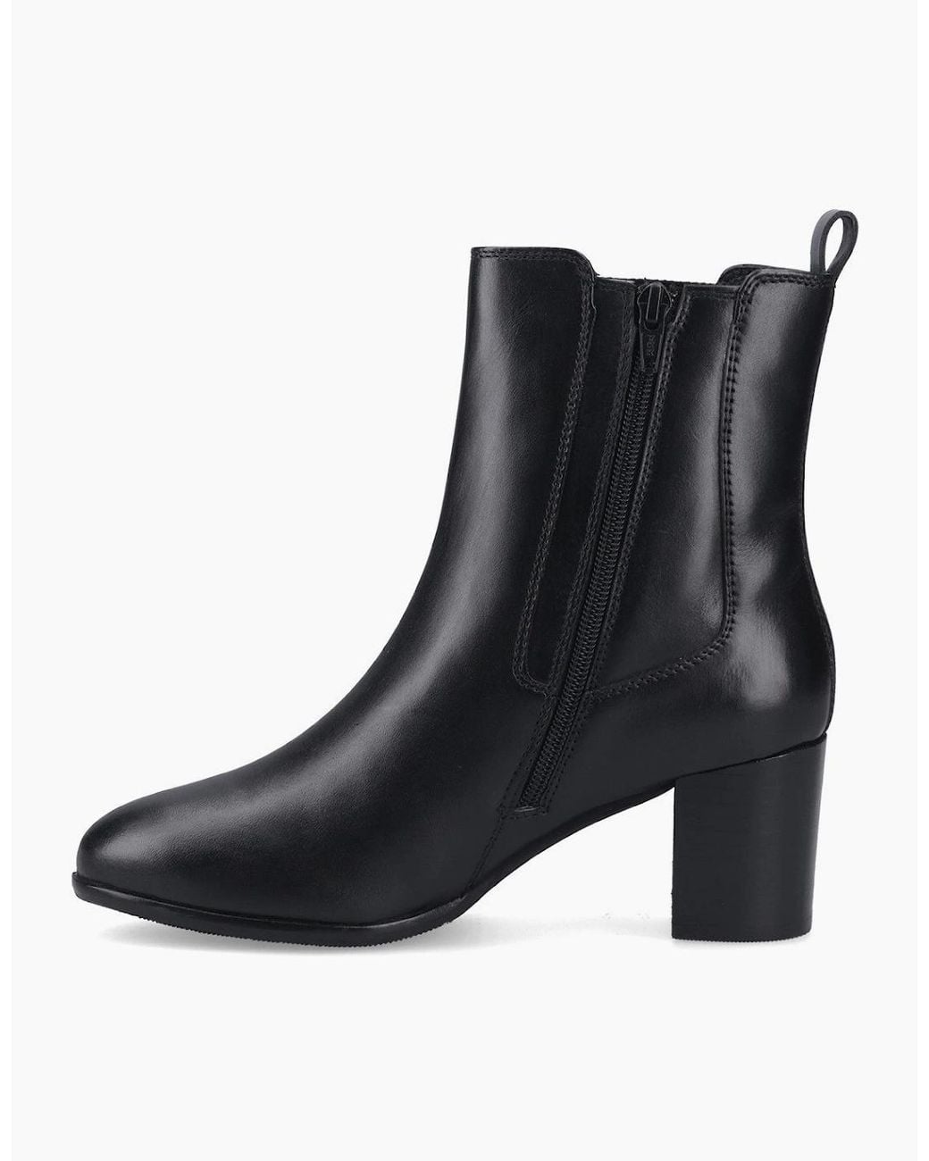 Hush Puppies Blue Camellia Heeled Boot Ankle Boots