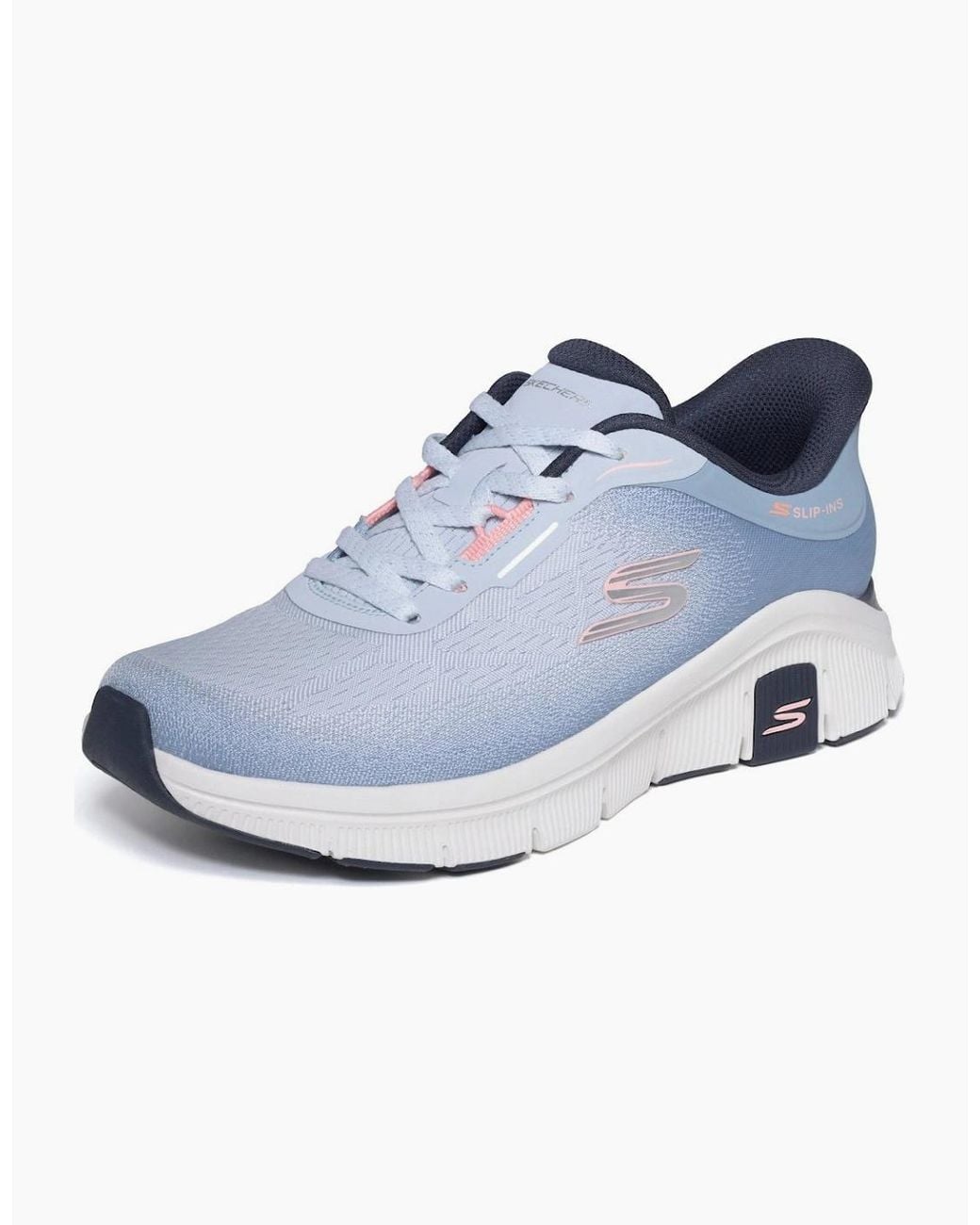 Skechers Blue Relaxed Fit Flex Soft Icon Trainers
