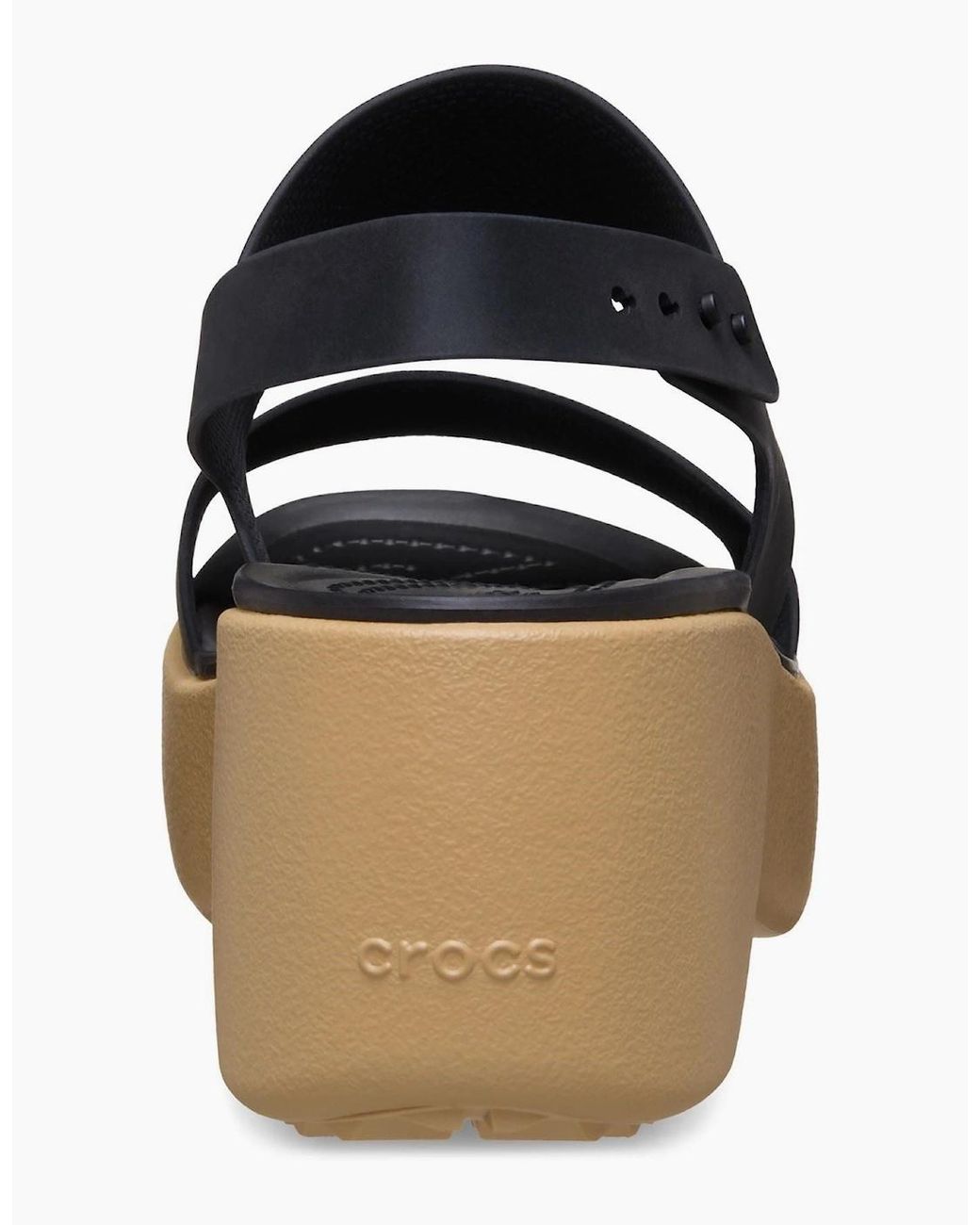 CROCSTM Black Brooklyn Sky Eva /Cashew Sandals