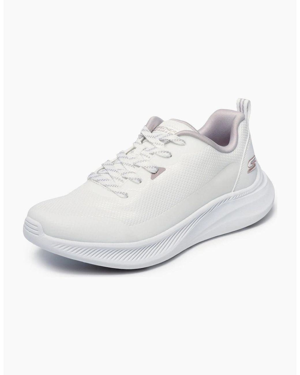 Skechers White Bobs Moda Flex Trainers