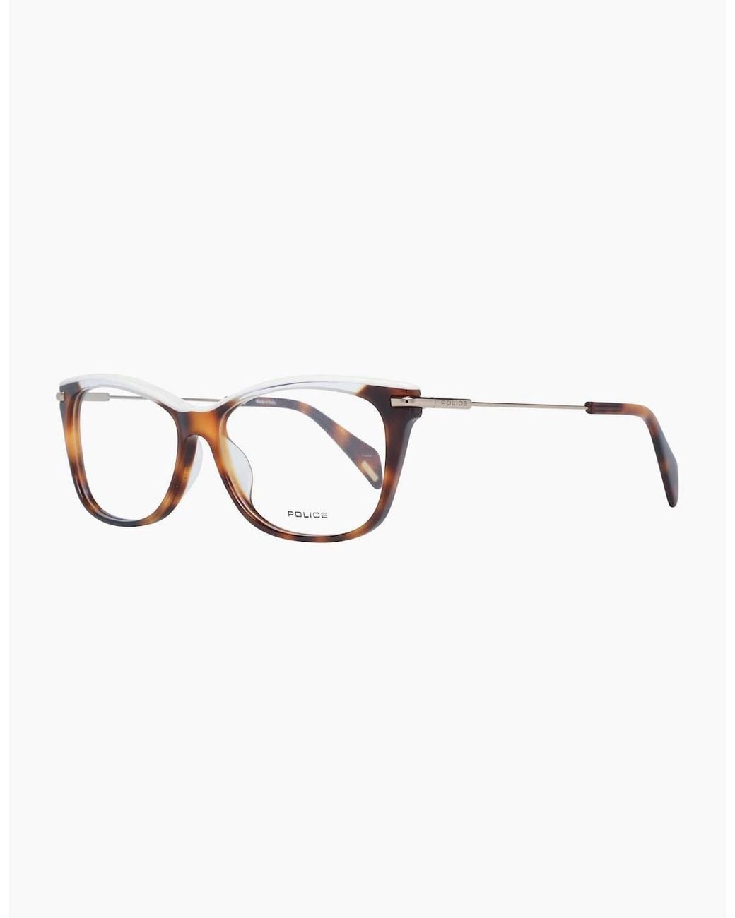 Police Brown Optical Frame Vpl506V 09Aj 53