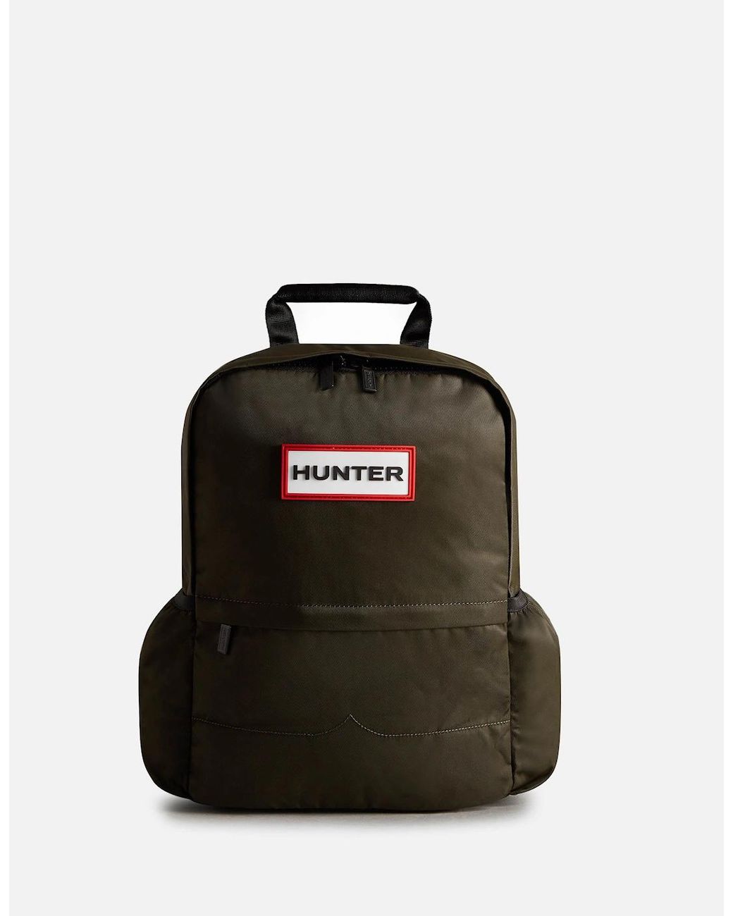Hunter Black Nylon Backpack Small